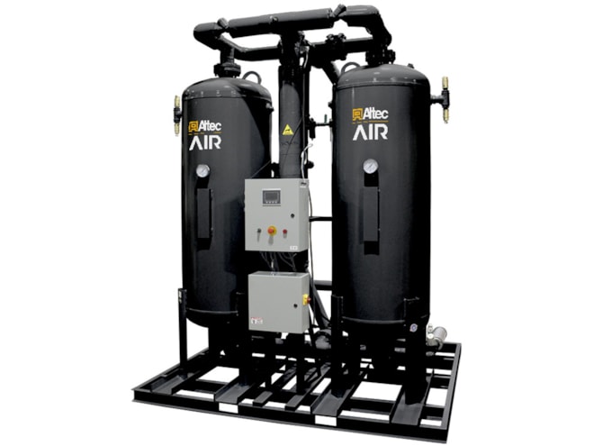 Altec AIR HRE-0250-2-L, 250 SCFM Heated Regenerative Desiccant Air Dryer
