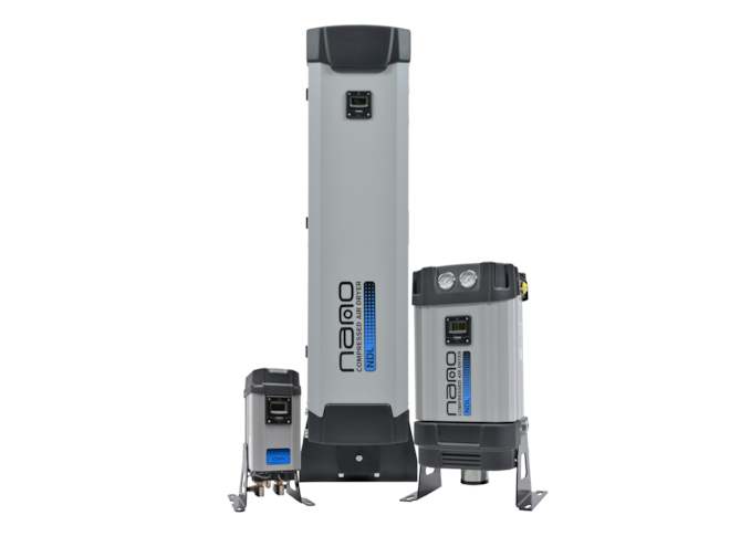 nano-purification solutions NDL 020 GF2 LDP-ES, 3 SCFM Desiccant Air Dryer