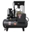 Compressed Air Systems RS Open Frame Rotary Screw Air Compressor - 40 HP Horizontal Tank