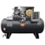 Compressed Air Systems RS Open Frame Rotary Screw Air Compressor - 5 to 20 HP Horizontal Tank