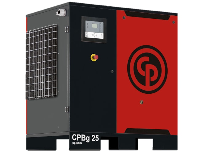 Chicago Pneumatic CPBg34 BM, 35 HP 138.4 CFM Rotary Screw Air Compressor