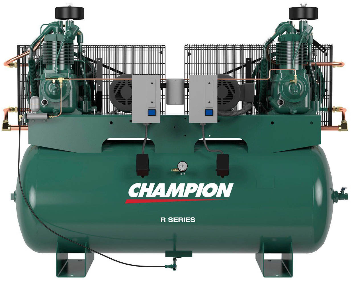 Champion R Series Duplex Two Stage Piston Air Compressor Two Stage
