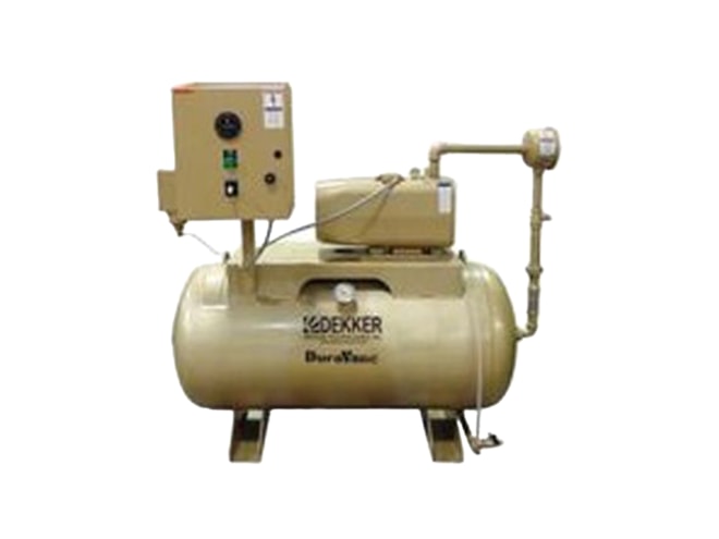 Dekker DuraVane Oil Free Rotary Vane Vacuum System