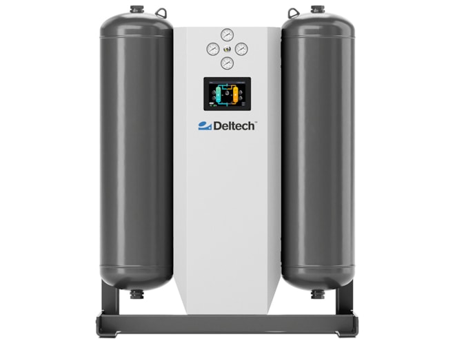 Deltech HCX Series Heatless Desiccant Air Dryer