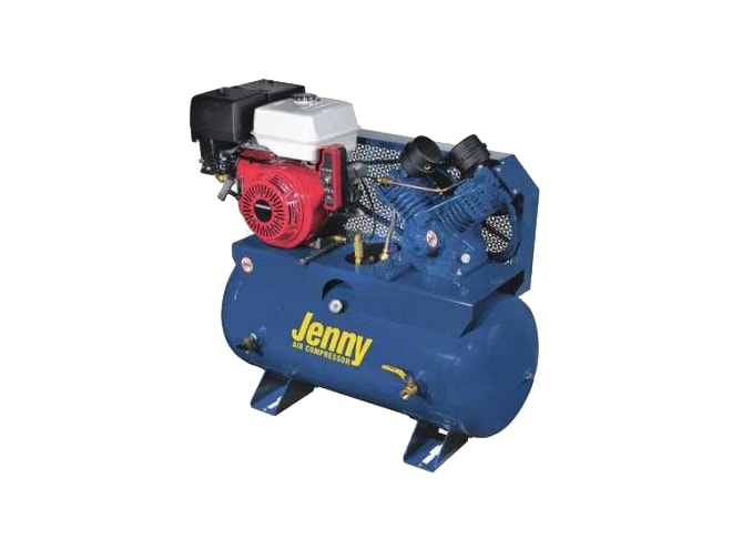 Jenny Two Stage Gasoline Powered Portable Air Compressor, Gas Powered Air  Compressors