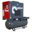 OZEN OASC Belt Drive Rotary Screw Air Compressor - Tank Mount