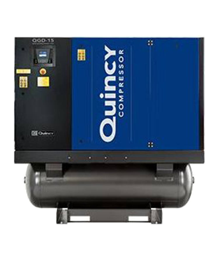 Quincy Compressor QGD-20-TMD, 20 HP Rotary Screw Air Compressor ...