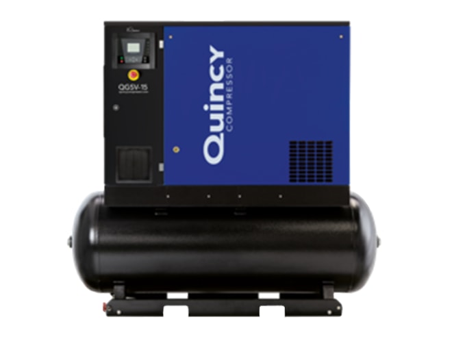 Quincy Compressor QGSV-15 TMD-460, 15 HP Rotary Screw Air Compressor