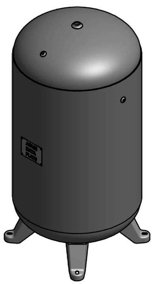 Steel Fab 80 Gallon Vertical Air Tank | Air Compressor Tanks ...