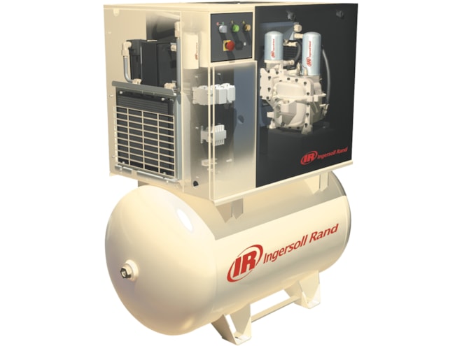 Ingersoll Rand UP6-5TAS-125, 208/3 Rotary Screw Air Compressor with 80 Gal Tank